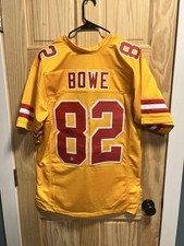 Dwayne Bowe Signed Autographed Kansas City Chiefs Gold Custom Jersey Beckett BAS
