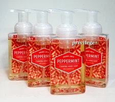 Trader Joe's "PEPPERMINT" scented Foaming Hand Soap (Pack 4 )