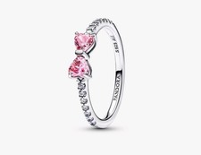 Pandora 193510c01- Anello Fiocco Rosa Argento, Disney taglia 52 54 56 58