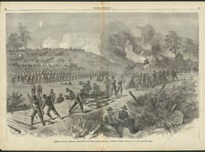 Grant Campaign Gen Wilson destroys Lee's Communications HARPER'S WEEKLY 1864