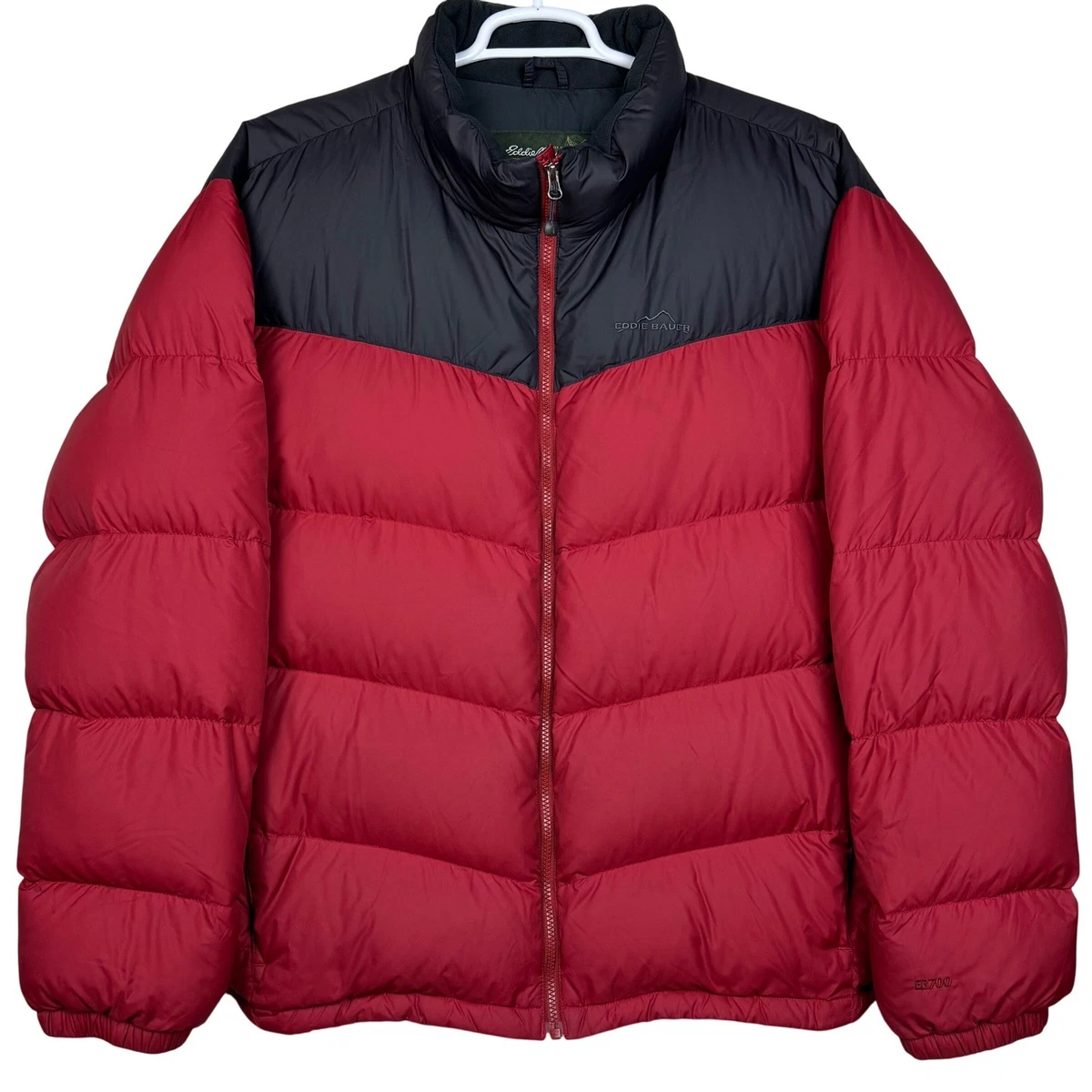 Eddie Bauer Puffer Jacket Red Coats, Jackets & Vests for Men for