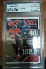 2021 Score - Next Level Stats Tom Brady #NL1 Red