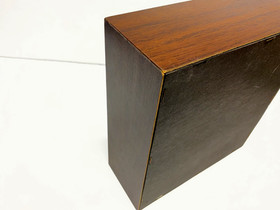 Vintage Atari 2600 16 Video Game  and Manual Faux Wood Storage Holder Organizer