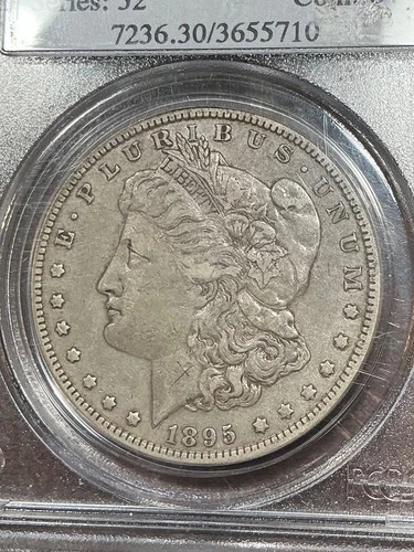 PCGS VF30 1895 O MORGAN DOLLAR BEAUTIFUL ORIGINAL COLOR SCARCE DATE