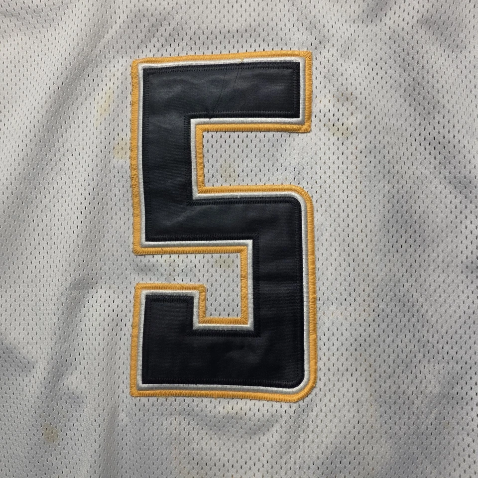 Camiseta de futebol masculina vintage Iowa Hawkeyes #5 G ouro branco preto Coliseu Coreia - Imagem 2 de 4