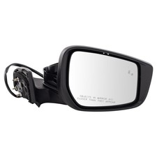 TRQ Passenger Side Mirror Assembly Power Blind Spot Foldaway Smooth Textured ...