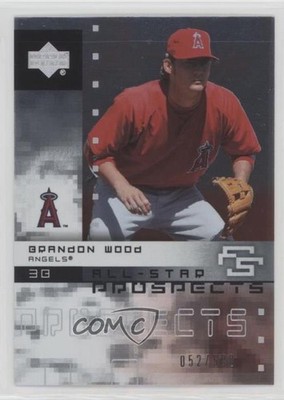 2007 Upper Deck Future Stars All-Star Prospects 52/500 Brandon Wood #AS-BW 1u6