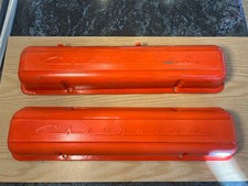 19551959 Chevrolet Script Valve Covers Oem Gm Staggered Bolt 265 283 Sbc