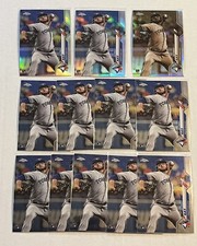 2020 Topps Chrome Anthony Kay RC Lot x2 Refractor x1 Sepia x9 Base