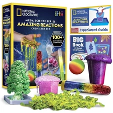 NATIONAL GEOGRAPHIC Amazing Chemistry Set - Chemistry Kit with 100+ Experiments