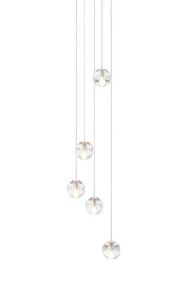 NEW BOCCI Light set 14.5 series round pendant five bulb chandolier adjustable