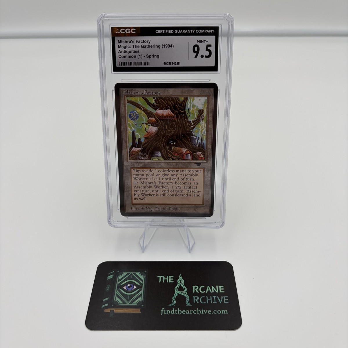 MTG Mishra's Factory Antiquities Complete Four Seasons Graded Set