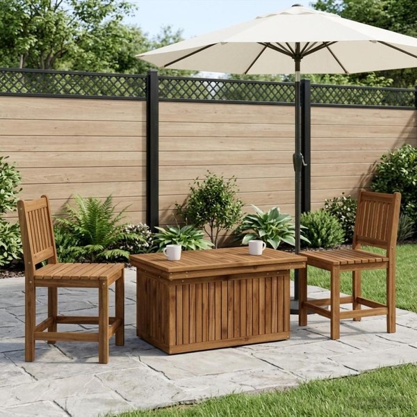 Gartenkaffee Tisch Aus Massivem Akazienholz HöHenverstellbar-image