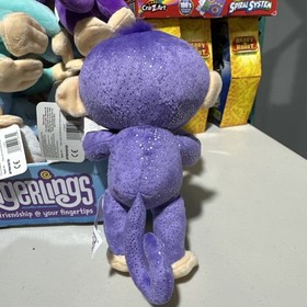 Fingerlings PURPLE  SPARKLE MONKEY WITH SOUND 9" Plush STUFFED ANIMAL Toy NEW