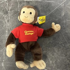 new GUND Curious George Plush Stuffed Animal Kohl's Cares 2001 nwt vintage