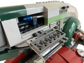 LEGO Star Wars 8097 Slave I Near Complete W/ Instructions- Incomplete