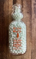 RARE Vintage HY VITA MILK CO Ship Bottom NJ Quart Bottle OLD BARNEY Lighthouse