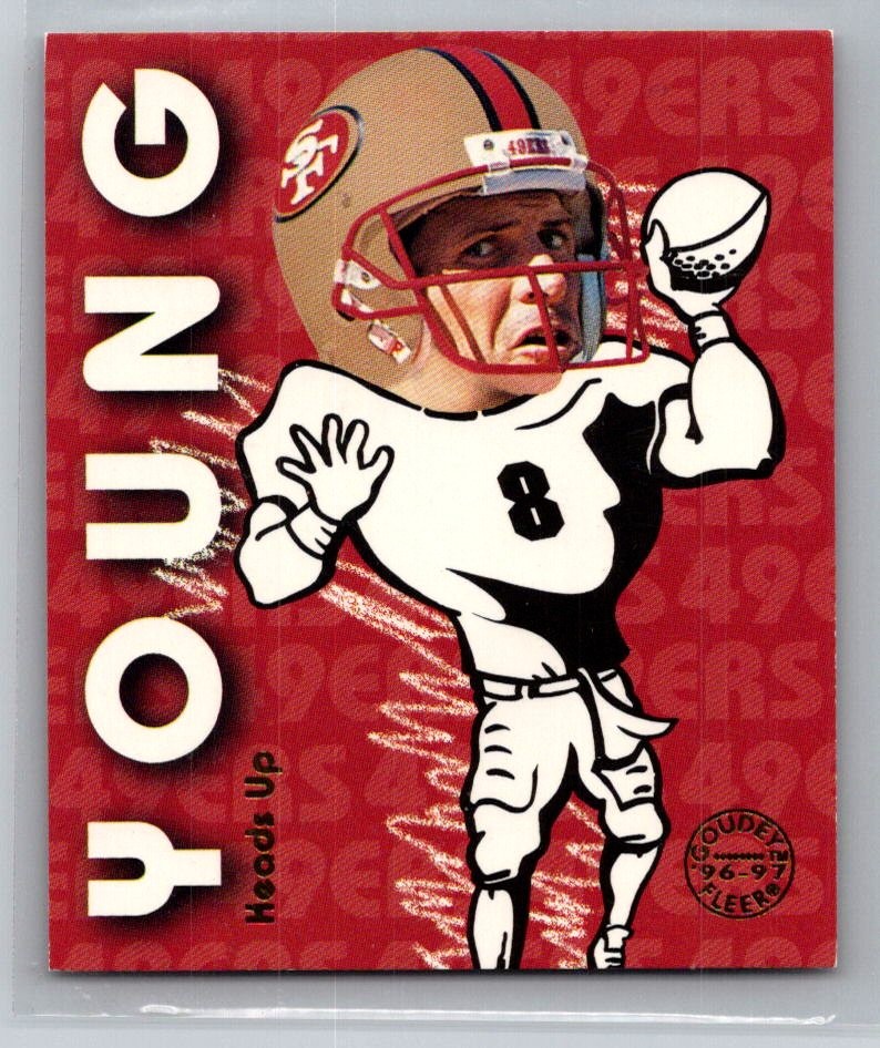 1997 Fleer Goudey #20 Steve Young Heads Up
