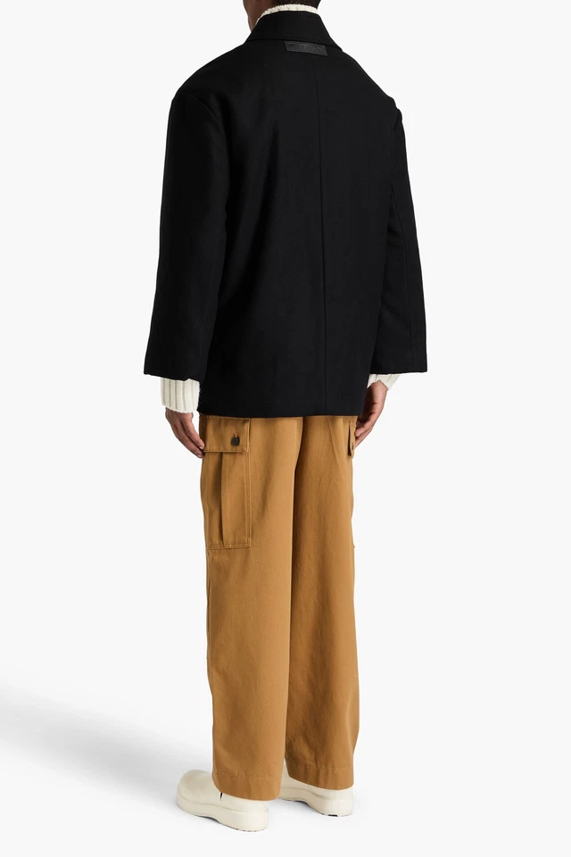 RRP€945 JW ANDERSON Coat Size M Cashmere & Wool Blend Full Zip Made in Italy - Image 2 of 4