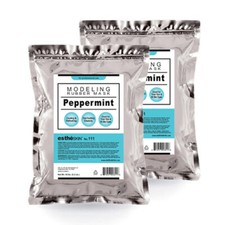  2 pack estheSKIN No.111 Peppermint Cooling Modeling Rubber Mask Powder, 35 Oz