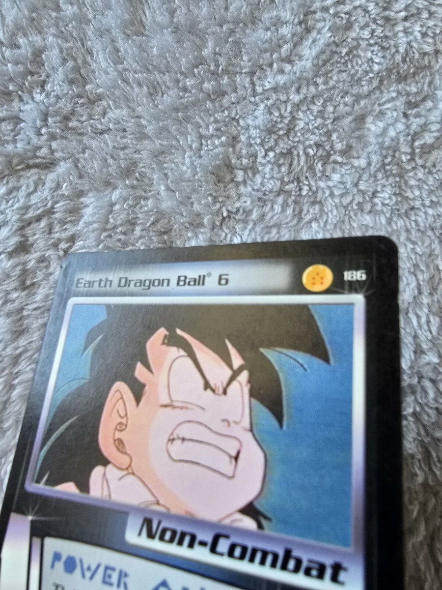DBZ Dragon Ball Z Earth Dragon Ball 6 186 CCG Limited Saiyan