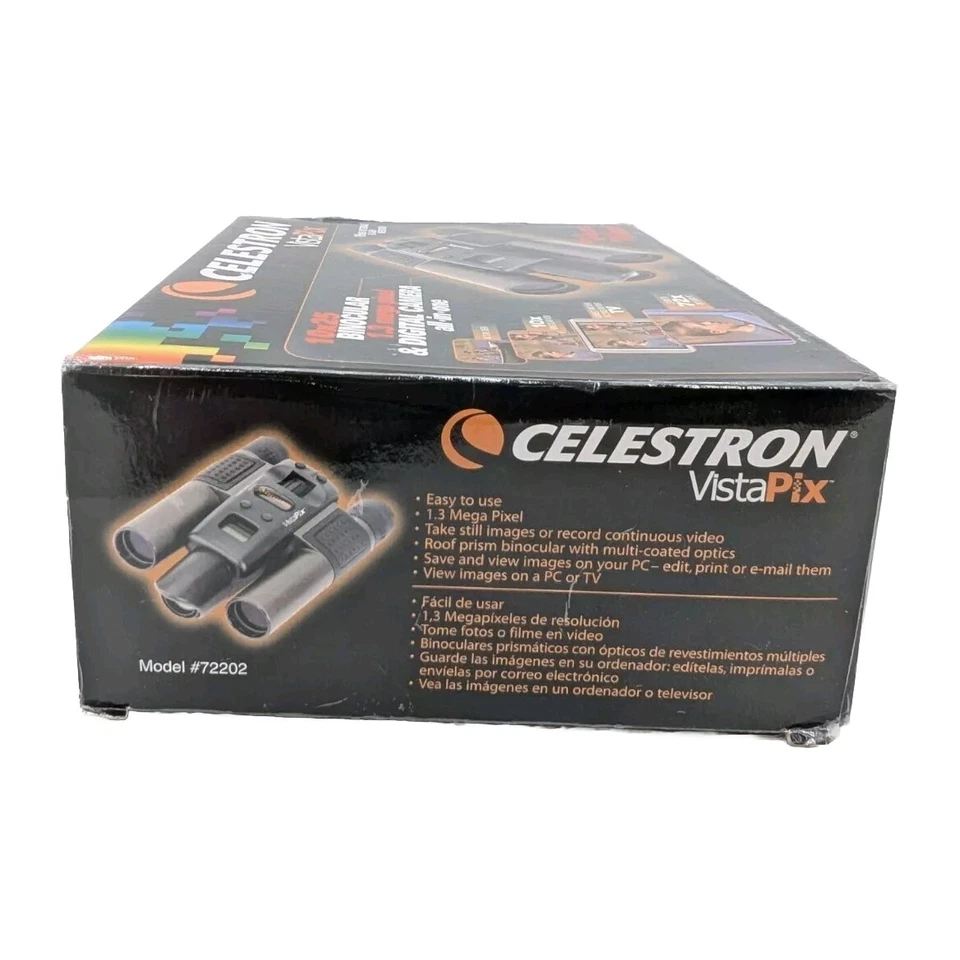 Binóculos/câmera digital Celestron VistaPix 72202 10x25 1,3 MP  - Imagem 4 de 4
