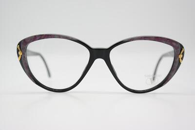 Vintage Brille VALENTINO V 149 133 Mehrfarbig Schwarz Gold Oval Brillengestell