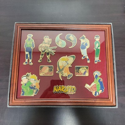 Naruto Pins Set 2001 Not Sold In Store Saize 23��28cm Bandai Japan Limited