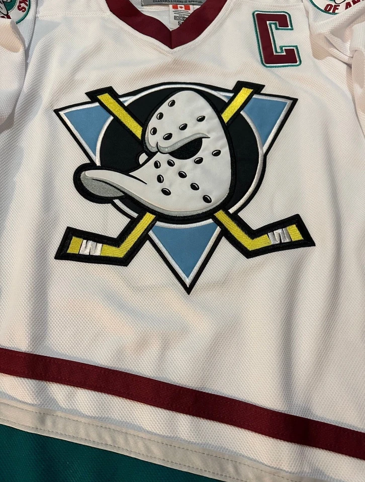 Camiseta deportiva Paul Kariya Anaheim Mighty Ducks CCM Throwback Away (tallas para hombre) Foto 4 de 4