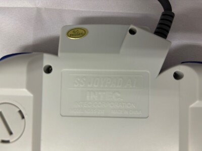 Manette Blanche Programmable Intec SS-232 Pour SEGA Saturn - Occasion Fonctionnelle