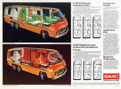 1973 GMC Motorhome finally 24x36 Inch | Ready to ship now