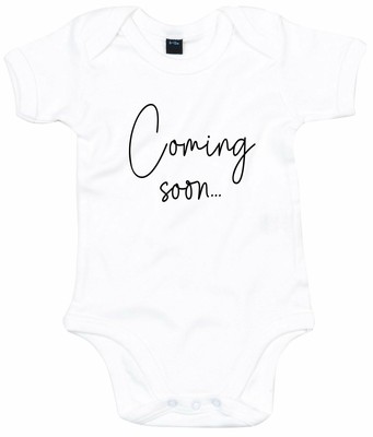coming soon baby vest