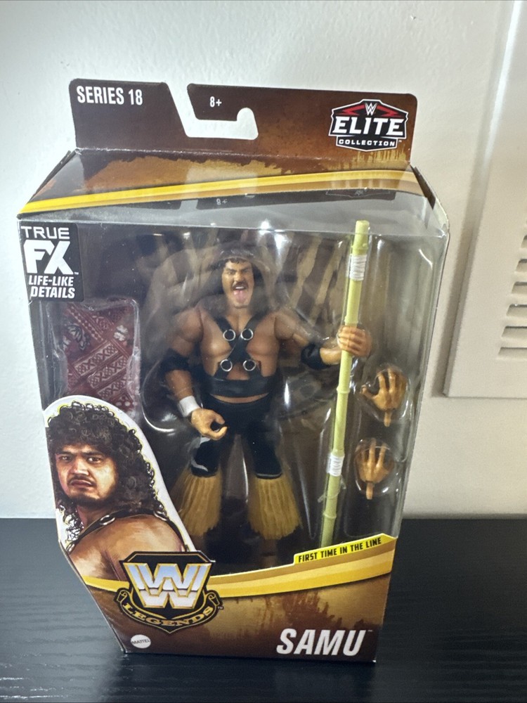 Wwe Elite Collection Samu Wwe Wwf Legends Series 18 Mattel