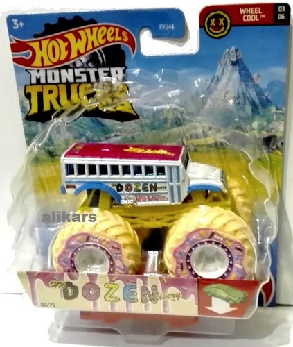 Hot Wheels Monster Trucks, Jam, Vehiculo Cars 1:64 scale die-cast Coche, Nuevo - Imagen 37 de 38