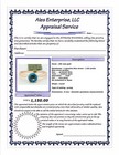 GENUINE 1.02 ct BLUE ZIRCON RING 10K ROSE GOLD - Free Certificate Appraisal -NWT — photo 6