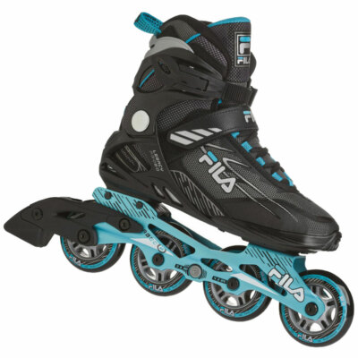 Fila Legacy Pro 80 Damen-Inline Skates Inliner Fitness Inlineskates Schwarz/Blau