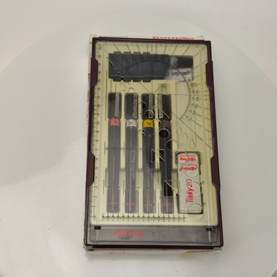 rOtring  College Isograph 4x Pens Technical Drawing  Set Germany #6000