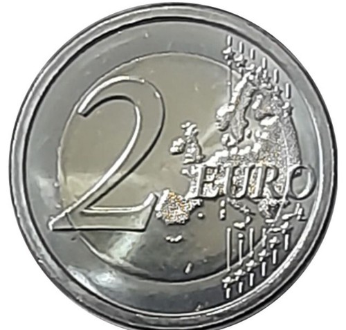 Andorra 🇦🇩 coin 2€ euro 2023 UNC from roll sgield of arms coat ribbons - Picture 3 of 3