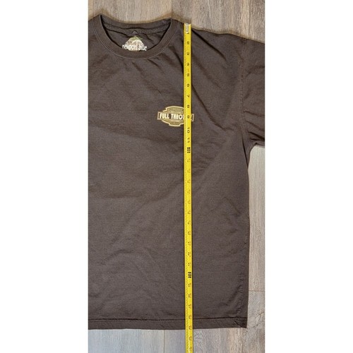 Brown Full Throttle T-Shirt Ride A Classic Motorcycle Mens XXL Newport Blue - Picture 7 of 8