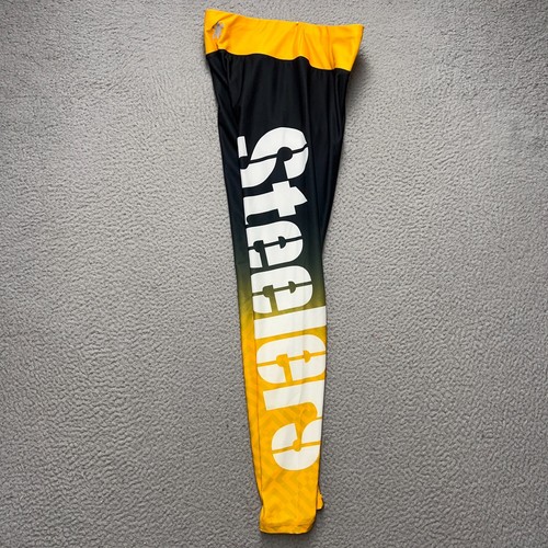 Pittsburgh Steelers Leggings Pants Women Small Black Yellow Forever Collectibles - Picture 6 of 14