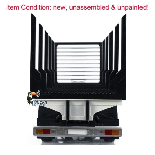 1/14 TOUCANRC RC Model 3Axle Timber Truck Pole Tractor Flatbed KIT Semi Trailer - Picture 12 of 18