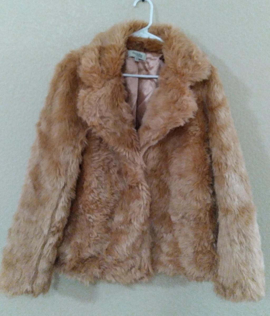 Charlotte russe top faux fur coat