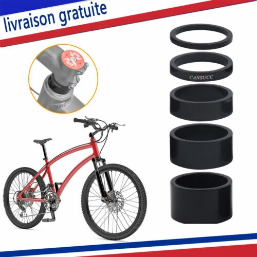Bagues de rehausse en aluminium pour vélo