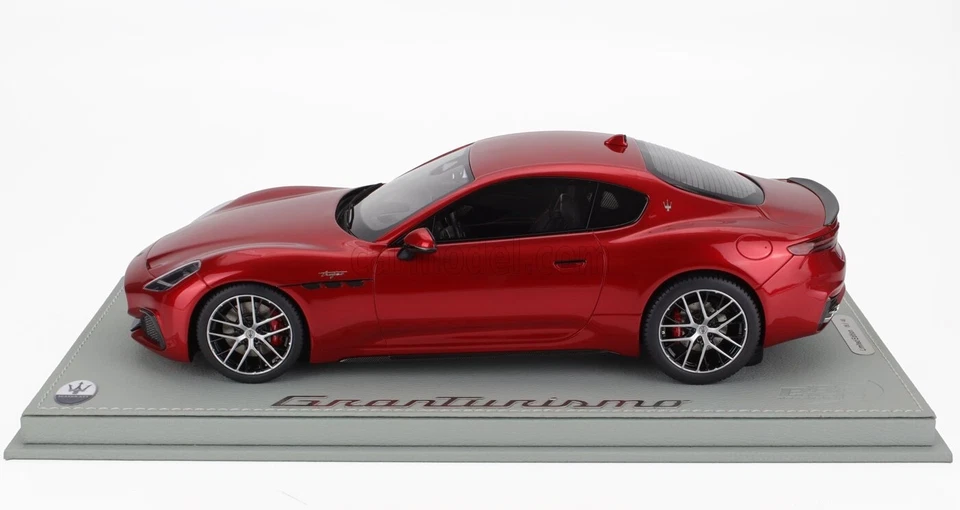 BBR-Models 1/18 Maserati Granturismo Trofeo 2023 Rosso-Gt - Red Met P18227A-Vet - Image 3 of 4