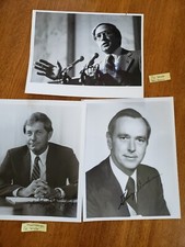 3 Photos Georgia George Busbee Governor Mack Mattingly Sam Nunn Senator 80s Vtg