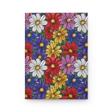 Floral Daisy Journal Notebook - Gift-Ready Lined, Hardcover, 5.75  x8  150 pages