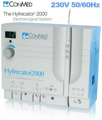 CONMED HYFRECATOR 2000 35W ELECTROSURGICAL UNIT 220V 230V, 7-900-230