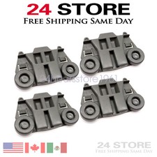 Set of 4 Fits KitchenAid Kenmore Dishwasher Lower Rack Wheel Roller W10195417