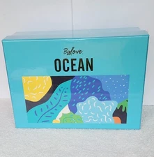 Boxed Spa Gift Kit by BffLove OCEAN Bath Salts, Massage Oil, Soap, Candle 