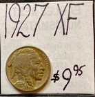 1927 US Buffalo Nickel 5c (XF) Extra Fine Condition. ENN Coins